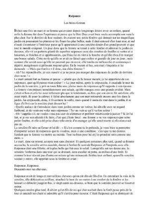 [Un livre Un film 01] • Raiponce